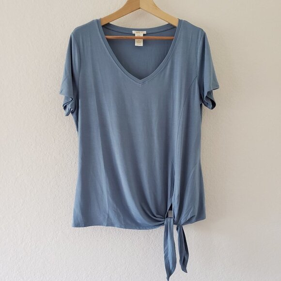 NWT - Matty M Ladies' Side Tie Tee - Size XXL - Picture 3 of 4